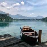 The tranquil view of Lake Bled